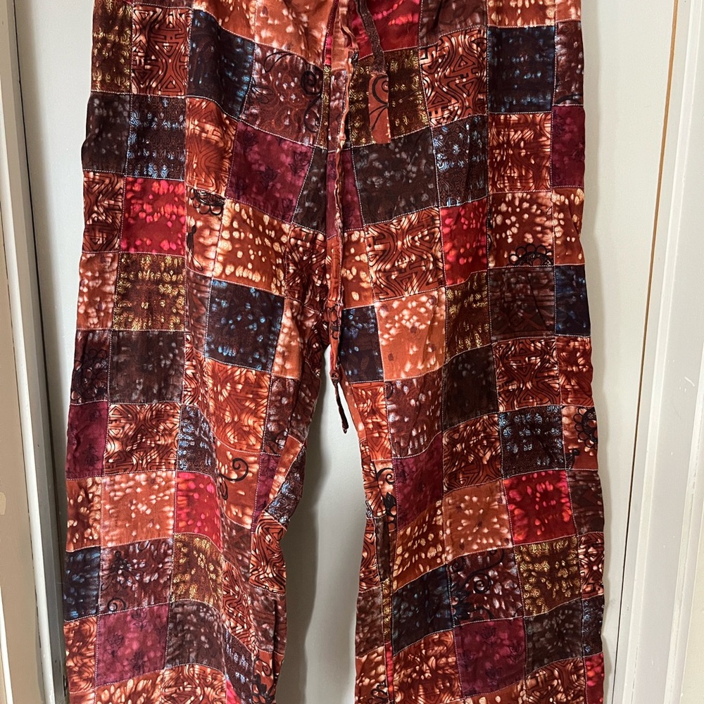 Colorful Patchwork Pants - Picture 2 of 2
